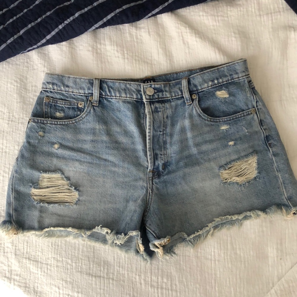 Denim shorts